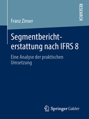 cover image of Segmentberichterstattung nach IFRS 8